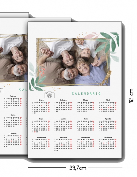 Calendario de Pared A3 (32x46 cm) Calendario de Pared A3 (32x46 cm)