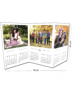 Calendario Acordeón (45x20cm)