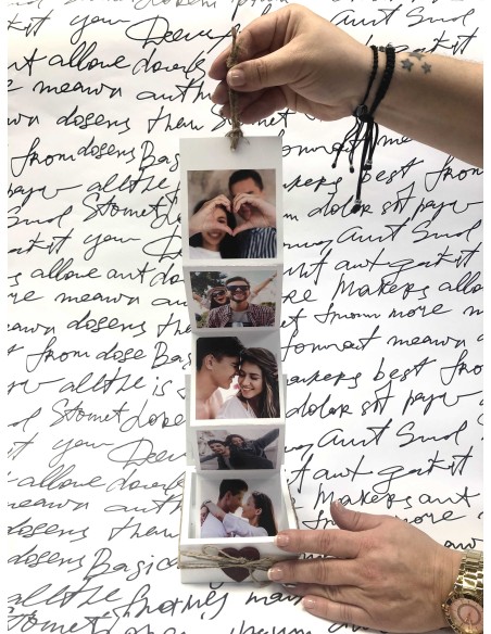 Caja de Madera con Foto Acordeón