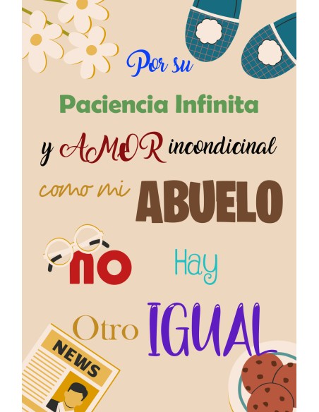 Frases para Abuelo+Cartón Pluma Frases para Abuelo+Cartón Pluma