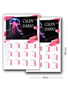 Calendario de Pared A4 (21x29,7 cm)