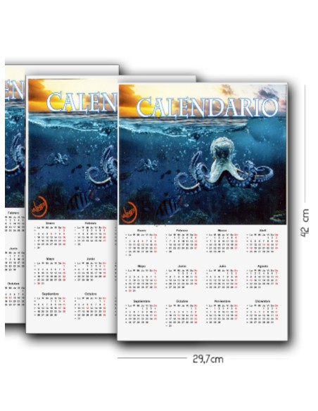 Calendario de Pared A3 (32x46 cm) Calendario de Pared A3 (32x46 cm)