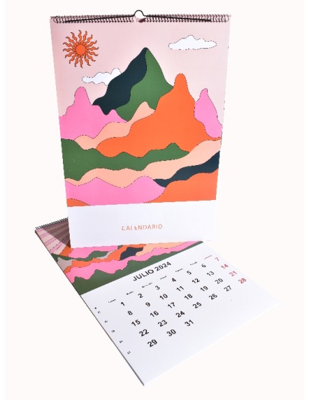 Calendario de Pared con Anilla (13 páginas)